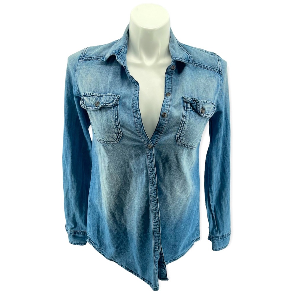 Women's Blue Denim Shirt